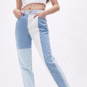 PacSun Eco Hopper Patch Mom Jeans Size 26